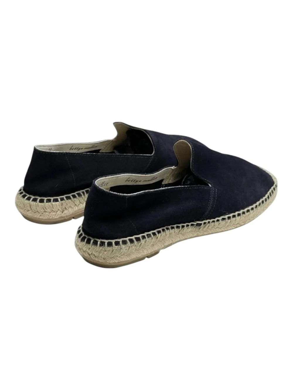 Bettye Muller ❤︎ Freestyle Suede Loafer Flats Espadrilles ❤︎ Navy ❤︎︎ 37 6.5M 7M